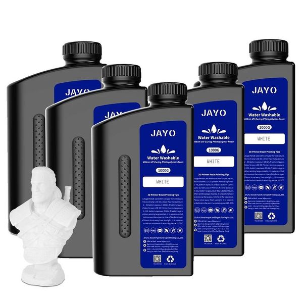 Resina Lavabile In Acqua Per Stampanti 3D, A Basso Odore, Di Alta Precisione, Ww St White-image