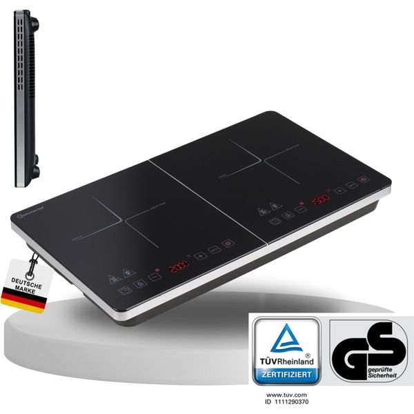 Piano Di Cottura A Induzione Sommertal 2 Piastre 3500W-image