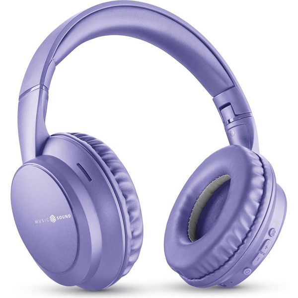 Cuffie Wireless Music Sound Boost Con 3 Modalità Eq, Design Around-Ear Pieghevole, Microfono Integrato E Fino A 8 Ore Di Durata Della Batteria-image