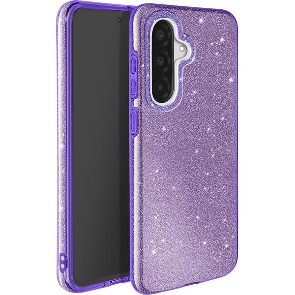 Avizar, Custodia Glitterata Per Samsung Galaxy A36 Antiurto Scintillante, Viola-image