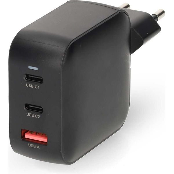 Caricabatterie Da Muro Gan Da 100 W, 3 Porte, Ricarica Rapida USB-C Pd E USB-A-image