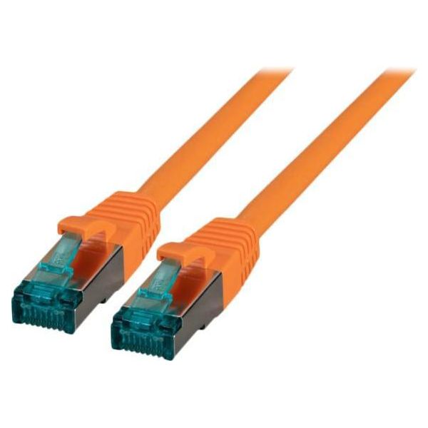 Efb MK6001.0,15O Efb RJ45 Patchkabel S/Ftp, Cat.6A, Lszh, 0,15M, Orange-image