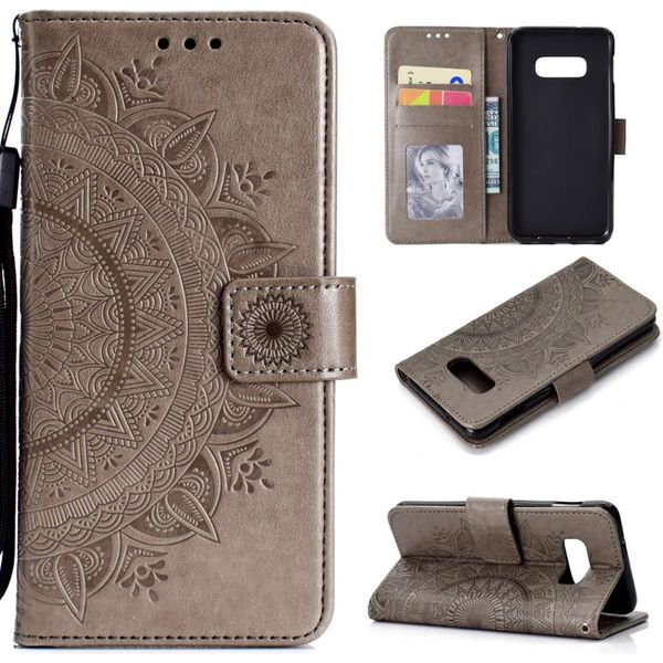 Custodia Per Samsung Galaxy S10E Custodia Per Cellulare Flip Cover Protettiva Mandala Rosegold-image