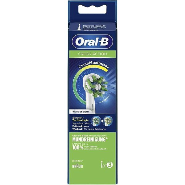 Oral-B 316442 3 Oral-B Cross Action Cleanmaximizer ZahnbüRstenaufsäTze-image