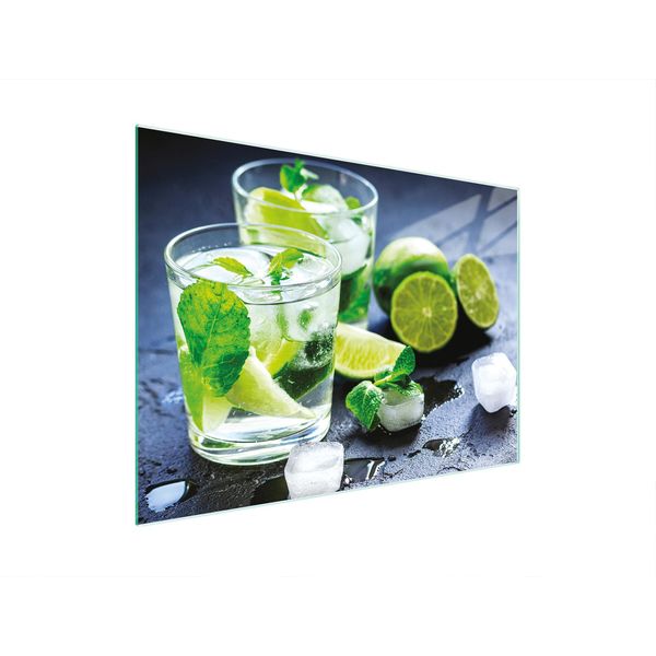 Tagliere Piastra Di Copertura Per Fornelli Tagliere Multiglass 30X22 Cm Ardesia Calce-image