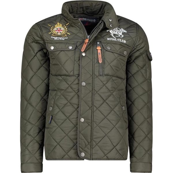 Giacca Trapuntata Geographical Norway Uomo Verde WY4492H/GN-KAKI Taglia Xl-image