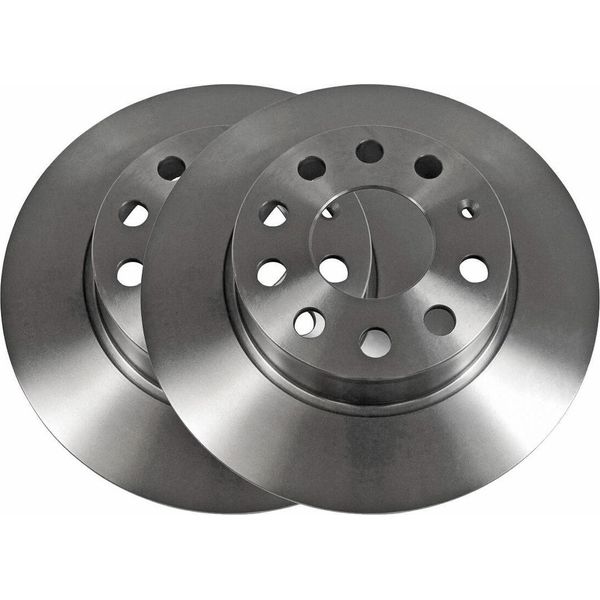 2X Disco Freno Vaico V10-40086 Posteriore Per Vw Touran (1T1 1T2) Golf Vi (5K1)-image