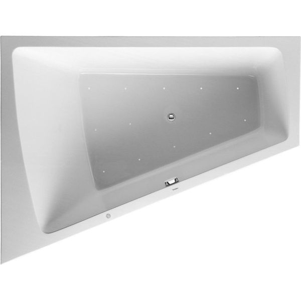 Duravit Paiova Bain à Remous, à Encastrer, Simple Dos à Gauche, BâTi-Support, Vidage Et Trop-Plein ChroméS, Combi-SystèMe E, 1800X1400Mm, 760216000CE1000, 760216000CE1000-image