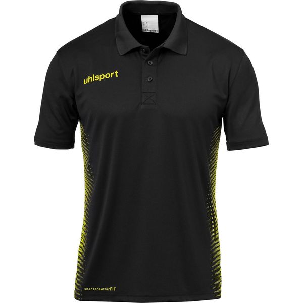 Uhlsport Football Score Polo Shirt Uomo Polo Shirt Nero Giallo Taglia S-image
