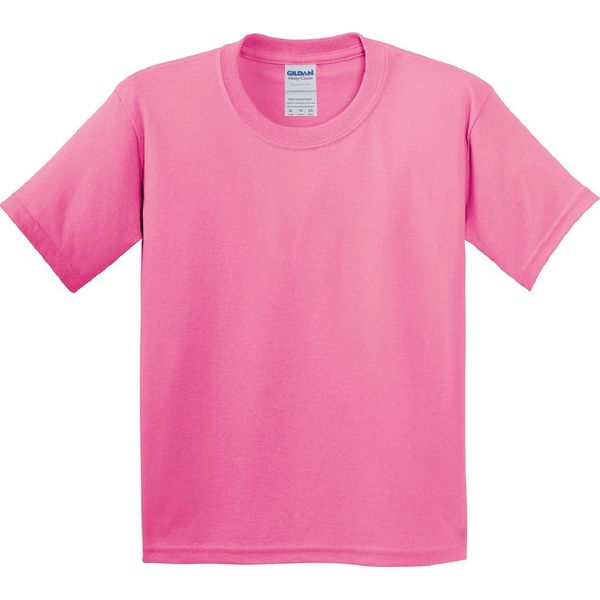 Maglietta Gildan Bambino Girocollo, Manica Corta BC482 (Xs) (Azalea)-image