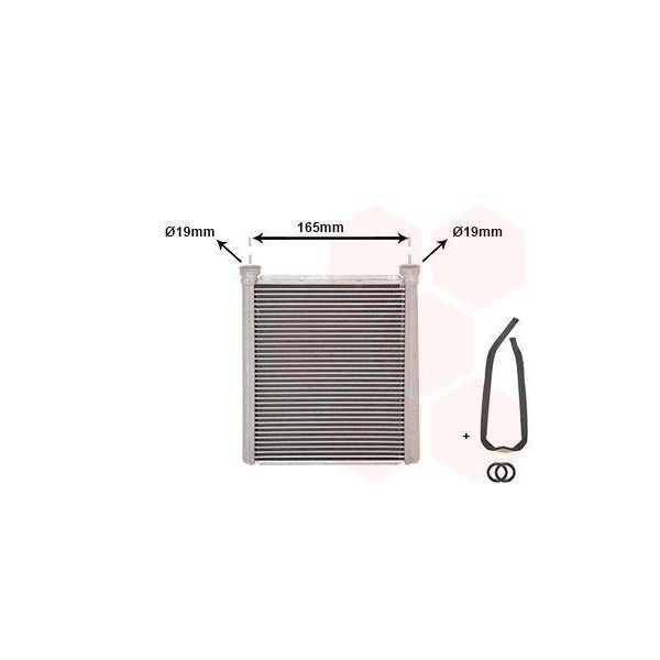 Van Wezel 30016703 Scambiatore Di Calore Radiatore Per Riscaldamento Interno-image