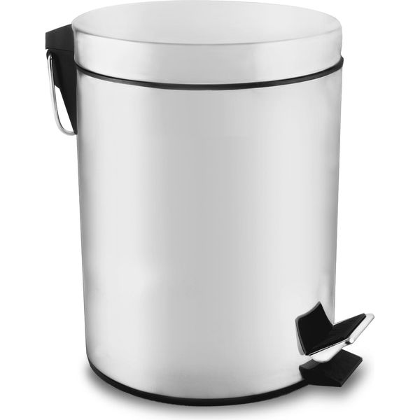 Cestino Dei Rifiuti 5 L Cestino Per Rifiuti In Acciaio Inox Cestino Per Rifiuti Contenitore Casa Ufficio Nuovo Florina-image