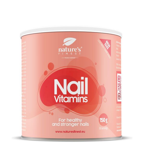 Nail Vitamins - Cura Delle Unghie - Polvere Con Collagene, Msm, Vitamina C E Selenio - 150 G-image