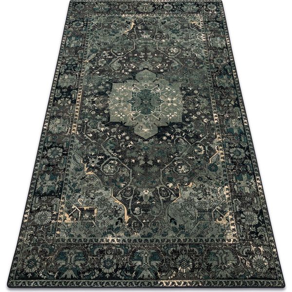 Tappeto Di Lana Polonia Dukato Ornamento Iron Verde Verde 170X235 Cm-image