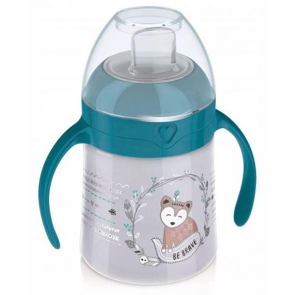 Lovi Mug Easy Switch Indian Summer Boy, 6M+ - Grigio/Turchese, 150Ml-image