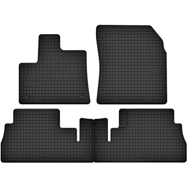 Tappetini In Gomma Adatti Per Citroen Berlingo Iii (Dal 2018) Set Di Tappetini In Gomma Neri + Tappo-image