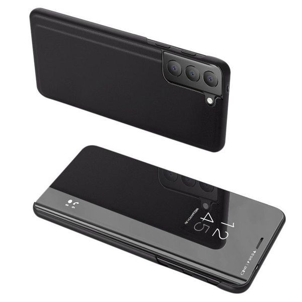 Clear View Custodia Flip Cover Samsung Galaxy S21 Fe Nero-image