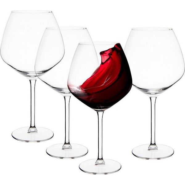 4 Bicchieri Da Vino 750 Ml Set Di Bicchieri Da Vino Rosso Rubin-image