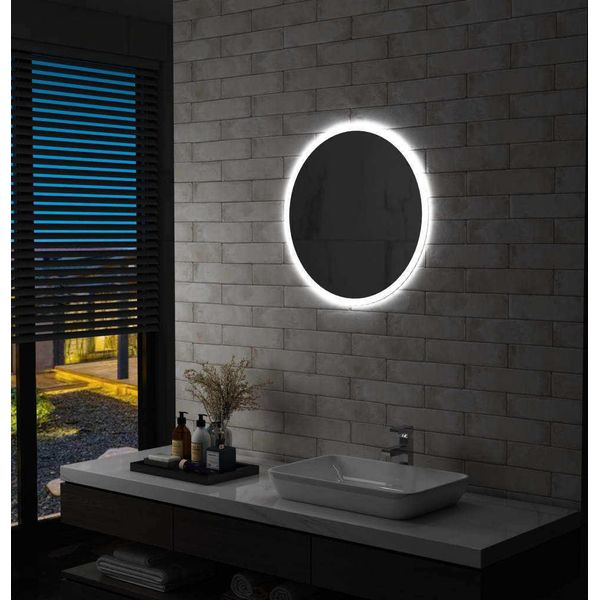 The Living Store Specchio Da Bagno Con Led 60 Cm-image