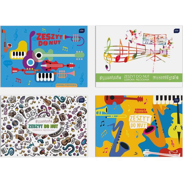 Interdruk Quaderno Di Musica B5 16 70G/M² Linea Larga-image