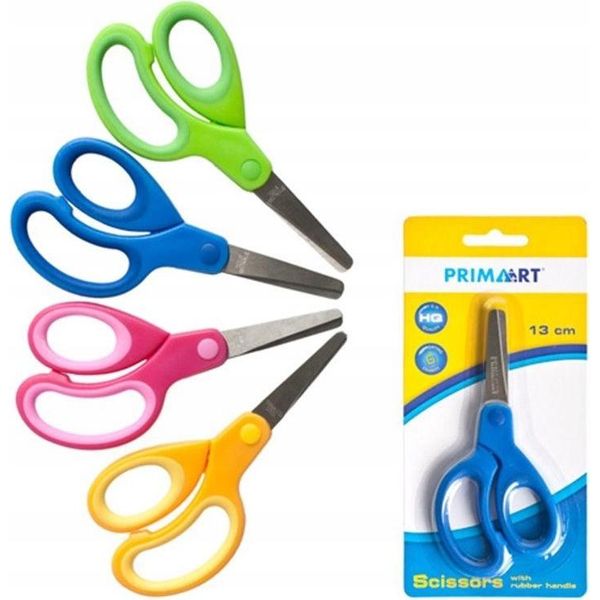Forbici Per La Scuola Con Manico In Gomma 13 Cm-image