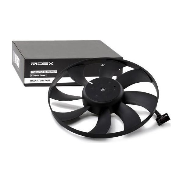 Ridex 508R0087 - Ridex 508R0087 - Ventola Radiatore Oe 6Q0959455AE Per Cordoba (6L), Ibiza (6L), Ibiza (6J, 6P), Fabia I (6Y), Fabia Ii (54), Roomster (5J), Fox (5Z), Polo (9N)-image