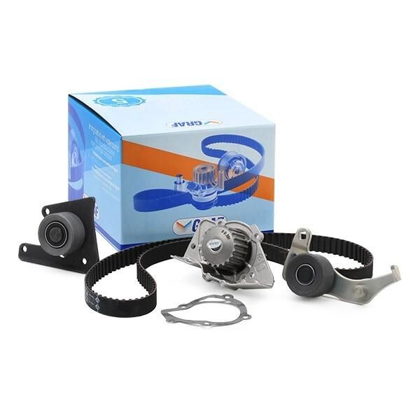 Graf KP391-1 - Oe LHN10013 Wasserpumpe + Zahnriemensatz FüR Berlingo, Jumpy (U6U), Jumpy (B), Zx (N2), Ducato, Scudo, 306, 405 Ii, 406, Boxer, Expert (224), Expert (222), Expert (223), Partner (5, G)-image