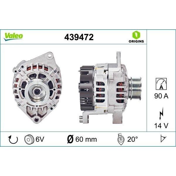 Valeo 439472 - Alternatore Oe 5705 Ak Per Jumper, Ducato, Boxer-image