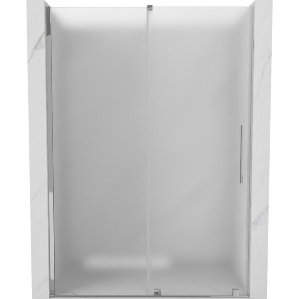 Mexen Velar Porta Doccia Scorrevole 150 Cm, Ghiaccio, Cromo - 871-150-000-31-01-image