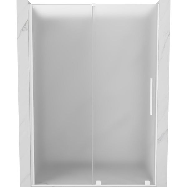 Mexen Velar Porta Doccia Scorrevole 150 Cm, Ghiacciato, Bianco - 871-150-000-31-20-image