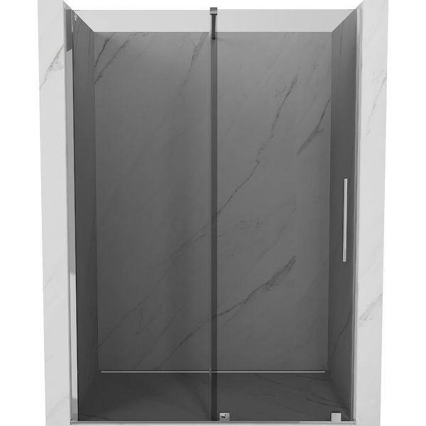 Mexen Velar Porte Doccia Scorrevoli 160 Cm, Grafite, Cromo - 871-160-000-41-01-image