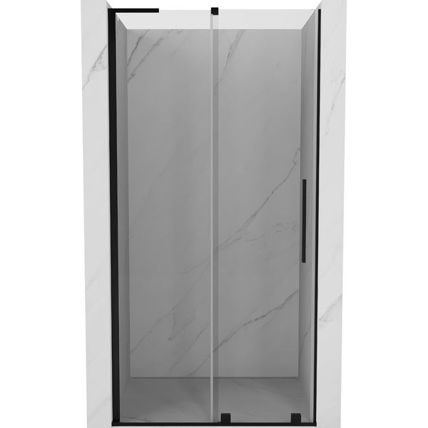 Mexen Velar L Porta Doccia Scorrevole 90 Cm, Trasparente, Nero - 871-090-003-01-70-image