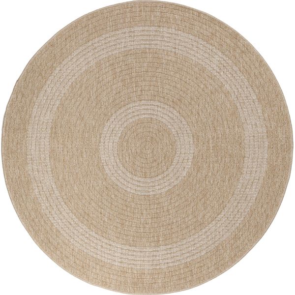 Teppich Da Esterno Comilla Beige 160 Cm Rund-image