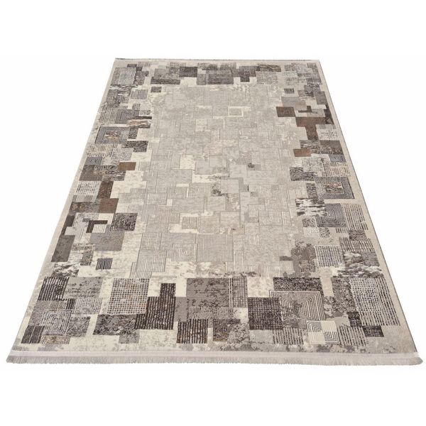 Tappeto 160X220 Cm Stefano - Marrone / Oro-image