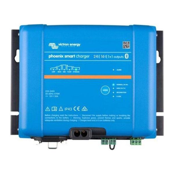 Caricatore Intelligente Victron Phoenix 24/16 (1+1) IP43 120-240V-image