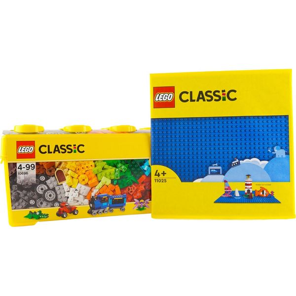 Lego® Classic Bricks Box + 1 Piastra Blu - 10696 Nuovo! Parti 485X-image