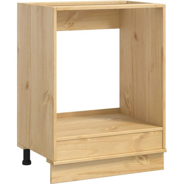 Syfax™ Armadietto Ski Marrone Miele 60 X 46 X 81 Cm Pino Massello-image