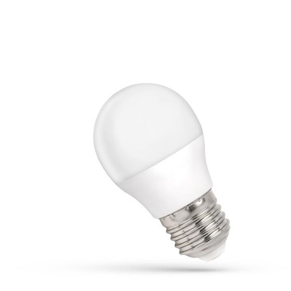 Spectrum Led E27 G45 Goccia 6W = 45W Globo 520Lm Lampadina Bianco Caldo 3000K-image