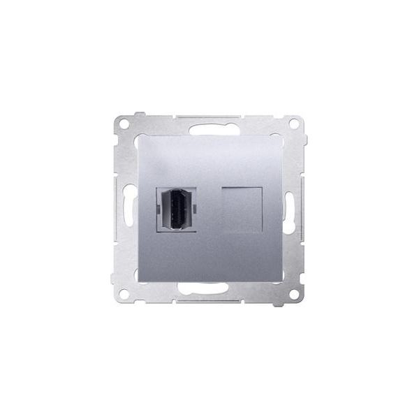 Presa Hdmi Singola Simon 54 Modulo Premium Argento-image