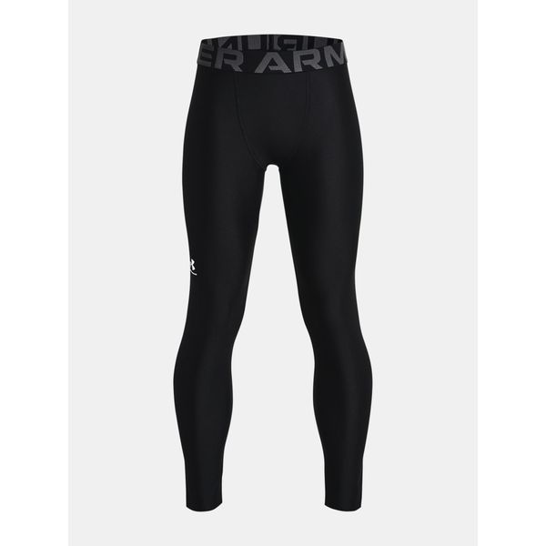 Under Armour Heatgear Armour Tights Jungen 001 - Nero/Bianco M (128-135 Cm)-image