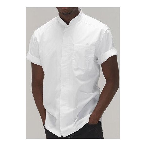 Le Chef Prep DF120M | Chef Coat Uomo Prep Shirt - Colore: Bianco - Taglia: Xxl-image