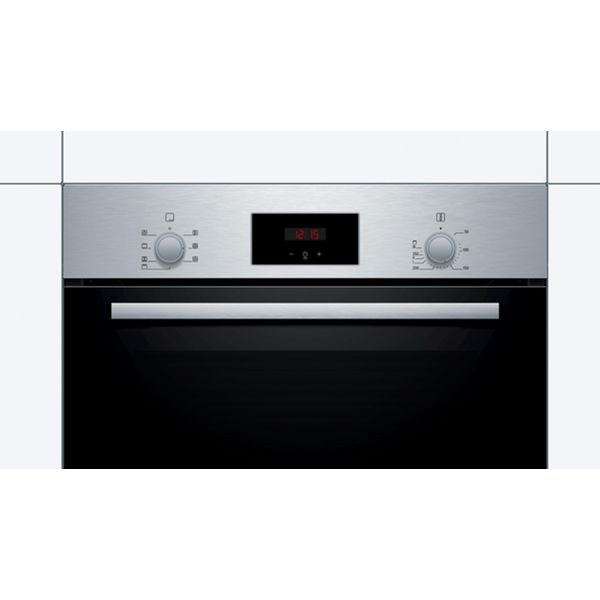 Bosch Serie 2 HBF133BR0 Forno 66 L Nero, Acciaio Inox-image