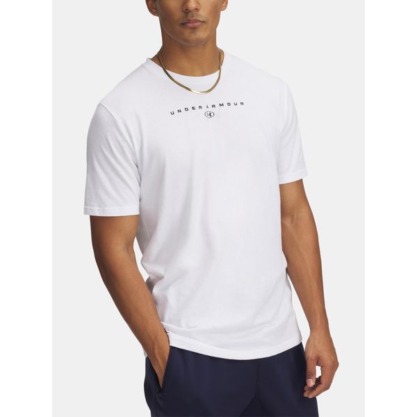 Maglietta A Maniche Corte Under Armour Stacked Logo Bianco M Uomo Bianco M-image