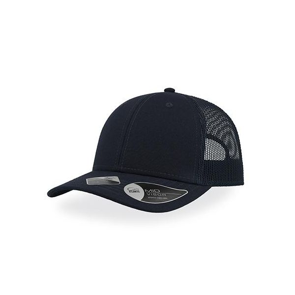 Atlantis Reth | Recy Three Cap, 6-Panel-Mesh-Cap - Colore: Navy/Navy - Taglia: Unica-image