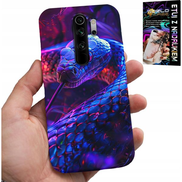 Custodia Per Xiaomi Redmi 9 - Serpente Cobra Serpente A Sonagli Rettile Custodia + Pellicola Protettiva-image