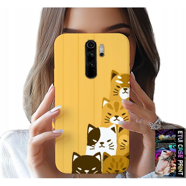 Custodia Per Xiaomi Redmi 9 - Amore Gatto, Disegni Con Gatti, Custodia + Vetro-image