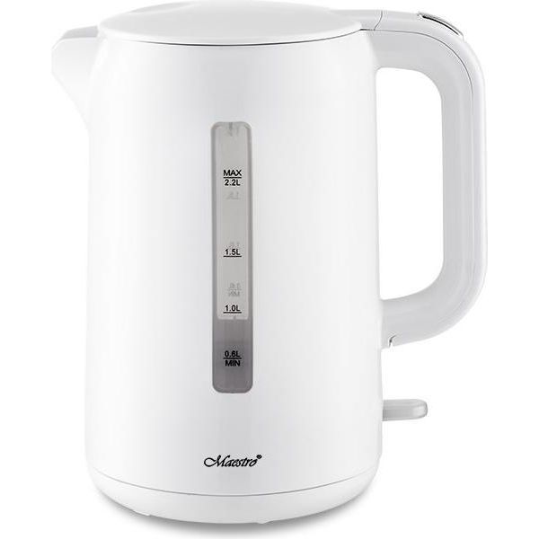 Maestro MR-022 Electric Kettle 2.2 L 2200 W (MR-022-WHITE) White-image