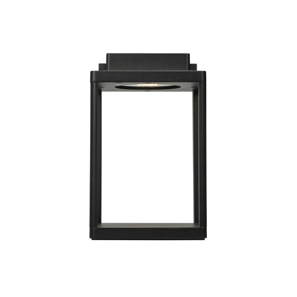 Lampada Da Tavolo Piccola, Lampada Da Tavolo Dimmerabile A Batteria, Lampada Da Tavolo A Led In Metallo, Lampada Da Lettura, Usb Ricaricabile, Lucca Nero-image