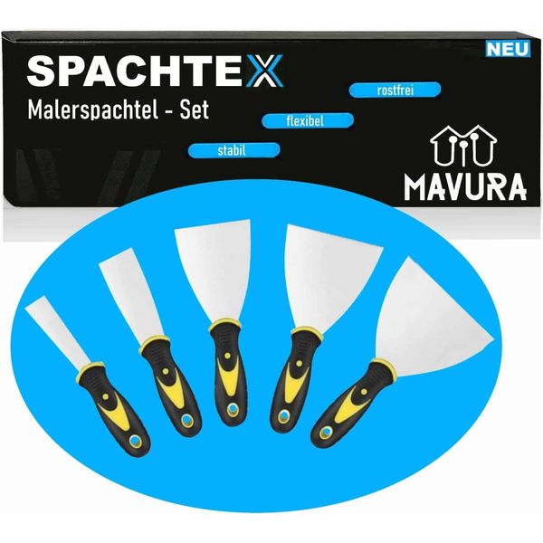 Spachtex Set Di Coltelli Per Stucco In Acciaio Inox Spatola Per Pittori Spatola Per Cartongesso Spatola Per Superfici-image