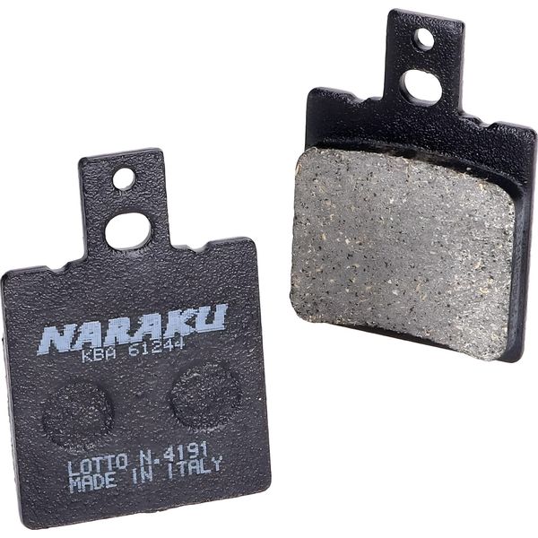Pastiglie Freno Naraku Organiche Per Aprilia AF1, Rs 125, Keeway, Hyosung Boomer-image